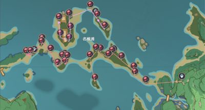原神血斛采集路线分布图