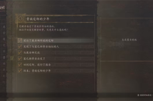 龙之信条2贵族宅邸的少年支线攻略